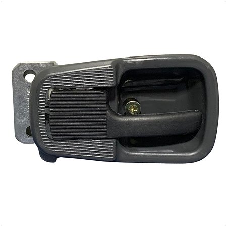 Kit Maçaneta Interna Porta Cinza Lado Esquerdo Para VW Brasilia Fusca Variant
