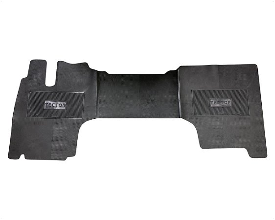 Tapete Dianteiro Borracha Revestimento Piso Preto Para Iveco Tector