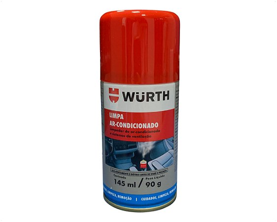 Higienizador Limpa Ar Condicionado Floral 145ml Wurth