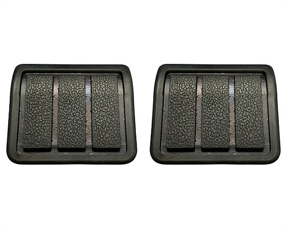 02 Capa Sapata Pedal Freio Embreagem de Borracha Para Volvo