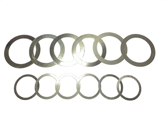 Jogo Calço Regulagem Diferencial Braseixos 408 /411 / Eixo Dana 284 para VW e Ford F4000