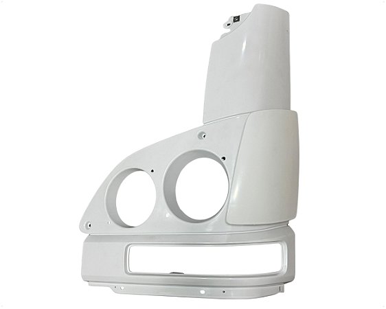 Bojo Plástico Moldura Farol E Defletor LE Branco Para Caminhão MB Accelo