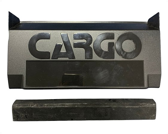 Revestimento Acabamento Porta Letreiro Preto Para Ford Cargo 712 815 915 1419 2322 3224 4031