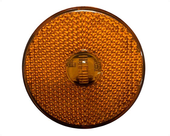 Lanterna Lateral Led Ambar 65mm Sem Suporte Randon Laranja Uso Geral