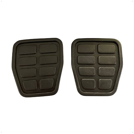 02 Sapata Capa Borracha Pedal Freio Embreagem Para Vw Gol Voyage Santana Passat