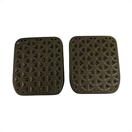 02 Sapata Capa Borracha Pedal Freio Embreagem Para Onix Prisma Spin Cobalt