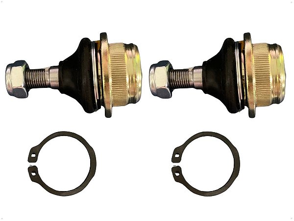 02 Terminal Alavanca Mudança Câmbio com Anel Trava para Caminhão Vw 12140h