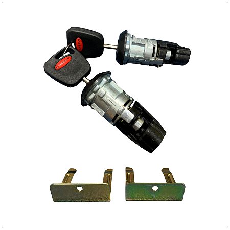 Jogo Cilindro Com Chave Trava Interna Capô para Caminhão Ford Cargo Panda G2 / Ford Fiesta