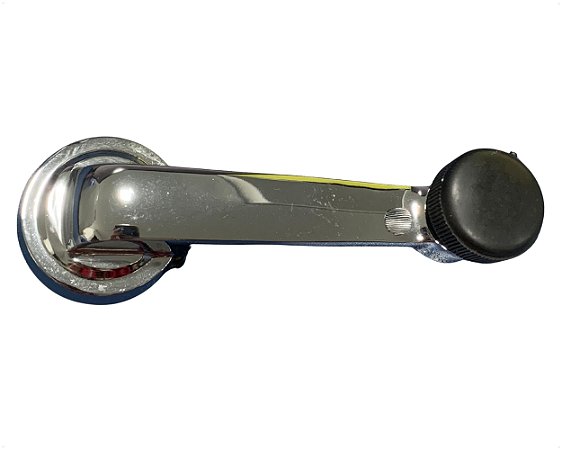 Manivela Regulagem Vidro Manual Porta Antimônio Para Ford F100 Prateado