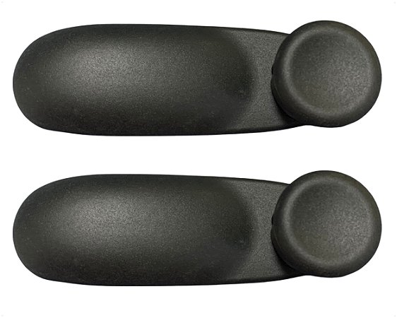 02 Manivela Regulagem Vidro Manual Porta Plástico Preto Para Volvo Vm de 2013 em diante