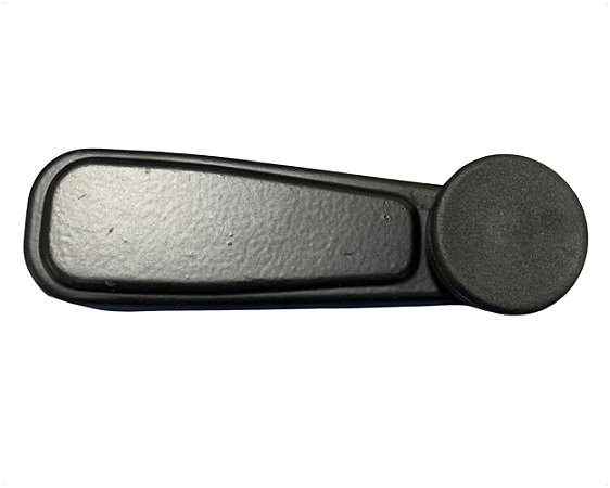 Manivela Regulagem Vidro Porta Metal Preto Para Caminhão Chevrolet de 1985 até 1990