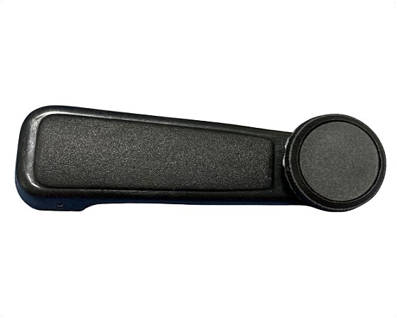 Manivela Regulagem Vidro Porta Plástico Preto Para Caminhão Chevrolet de 1985 até 1990