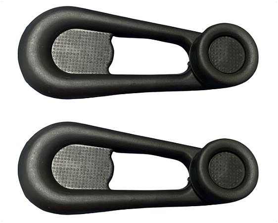 02 Manivela Regulagem Manual Vidro Porta Plástico Preto Para Scania 4 P114 R114 T114 124 12