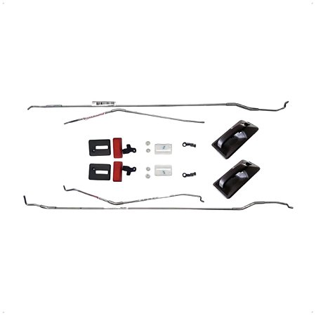 Kit Maçaneta E Vareta / Haste da Fechadura Porta Ford Cargo Até 2011 815 1215 4331 1317 4532e