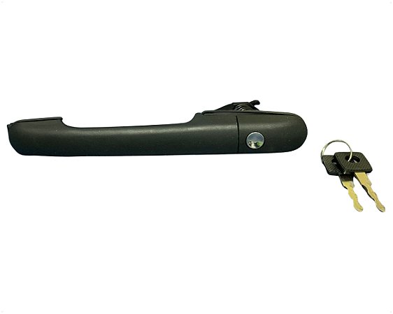 Maçaneta Porta Externa Dianteiro Preto Para Caminhão Mb Atego Axor Sprinter