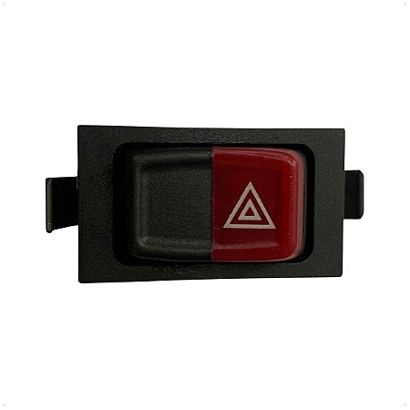 Botão Luz Emergência Pisca Alerta 12V Caminhão VW Worker 7100 8100 8140 12140H 16200 24250 35300 12140T 16170BT 24220 - ZBC953235