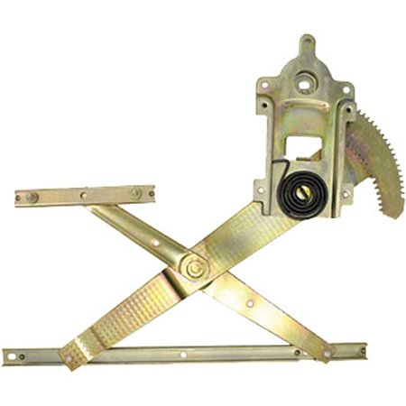 Máquina Vidro Elétrica Porta Dianteira - LD Passageiro s/ Motor -MB Atron FPN cabine avançada HPN Bicudo HPN cara chata quadrada - Fixação Mabuchi