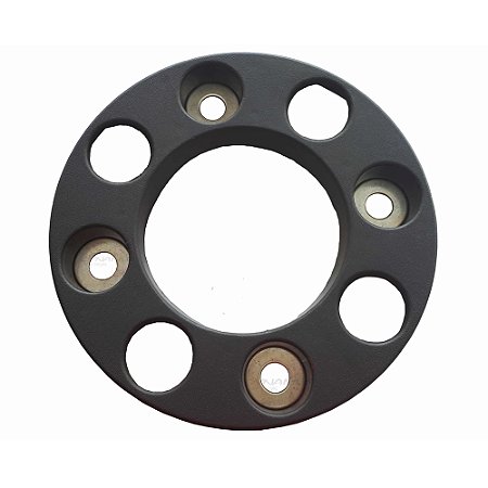 Calota Roda Dianteira 08 Furos Cinza Caminhão Vw Ford Cargo 13150 13170 13180 1215 1217 1317e