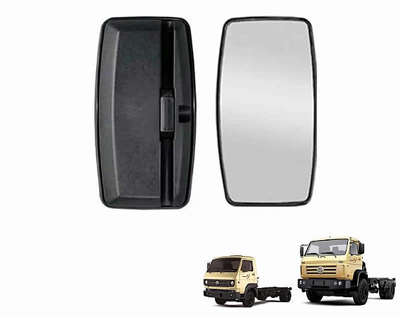 Espelho Retrovisor - Plano - VW a partir de 2005 8120 8150 9150 8160 18310 Worker Delivery 2R0857507A