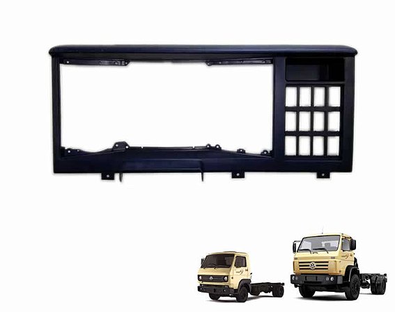 Cobertura Moldura Painel Instrumentos - Azul l - Caminhão VW Worker 2000 8120 8150 13180 17210 18310