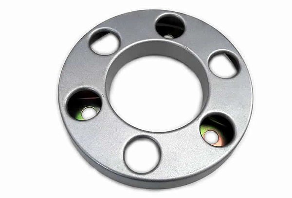 Calota Roda Dianteira 06 Furos Prata Cromo Brilhante - Caminhão VW Delivery Express Ford Cargo Agrale Volare 8150 815 2VB601151