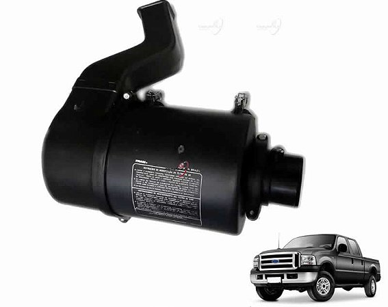 Carcaça Caixa Filtro Ar S/ Filtro Compatível F250 Motor Cummins Eletrônico 6C359600AA