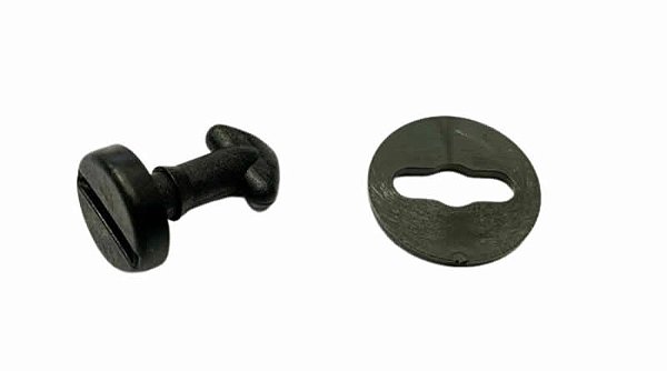 Botão c/ Trava Tampa Fusível Painel Caminhão VW até 1999 e Ford Cargo Geração 1 814 815 1215 1317 4030 4331 NFE866054QF