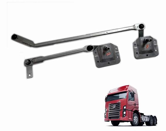 Kit Pivo Limpador Haste Braço Parabrisa Caminhão Vw Constelation 15190e 15180e 13180e 24250e 24280e 19320e 19330e  2R2955023A