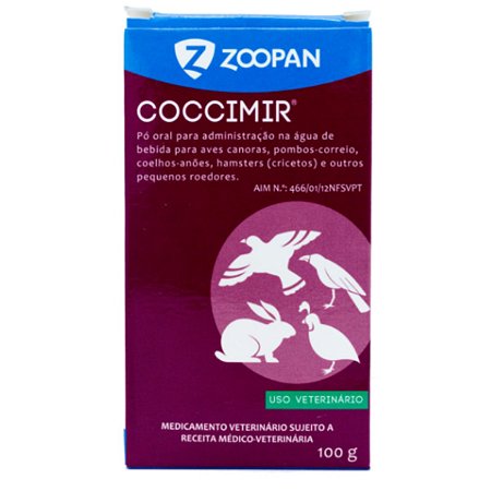 Zoopan Coccimir - 100g - Validade