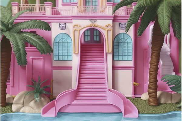 Painel de Aniversário em Tecido Sublimado Cenário Barbiecore
