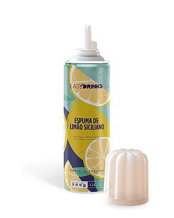 Espuma Easy Drinks: Sabor Limão Siciliano - 260g