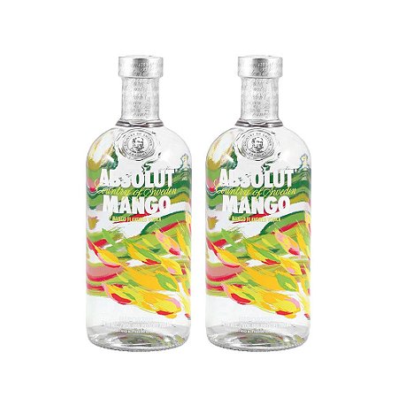 Combo 2 Vodkas Absolut Mango Sueca - 750ml