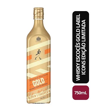 Whisky Escocês Johnnie Walker Gold Label Icons (Edição Limitada) - 750ML