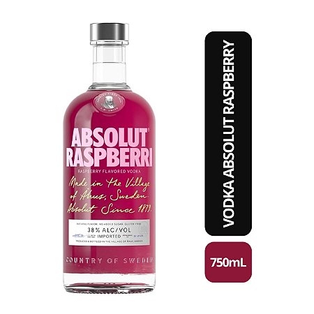 Vodka Absolut Raspberry - 750mL