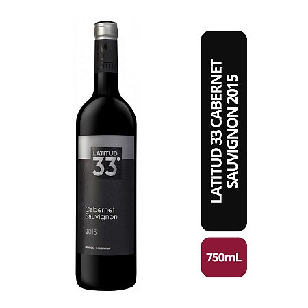 Latitud 33 Cabernet Sauvignon 2015 - 750ml