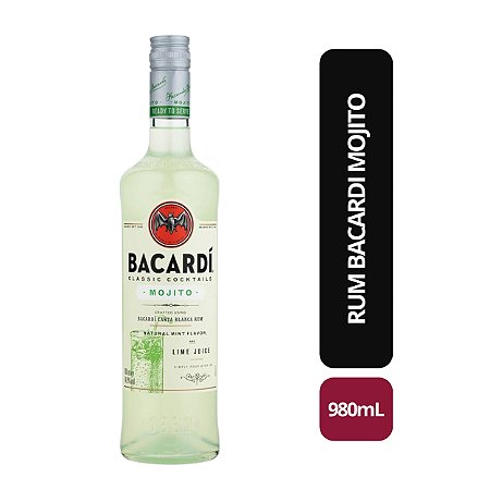 Rum Bacardi Mojito - 980ml