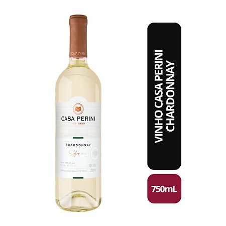VINHO CASA PERINI CHARDONNAY - 750ML
