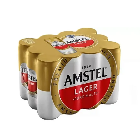 AMSTEL LATA 350ML - 12UNID.