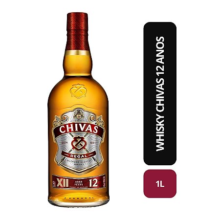 Whisky Chivas 12 Anos - 1L