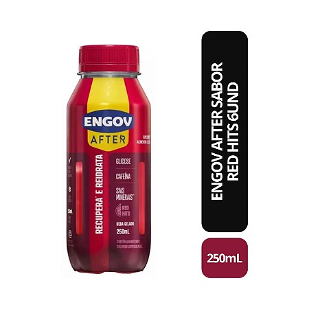 ENGOV AFTER SABOR RED HITS 6UND - 250ML