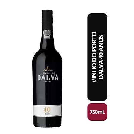 VINHO DO PORTO DALVA 40 ANOS - 750ML