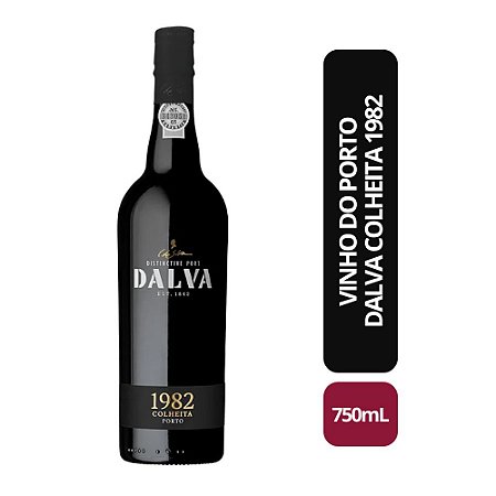 VINHO DO PORTO DALVA COLHEITA 1982 - 750ML