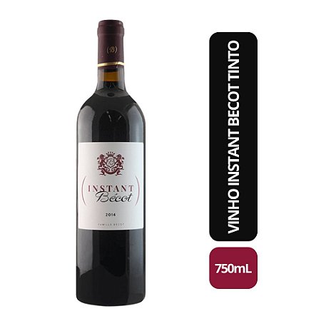 VINHO INSTANT BECOT TINTO - 750ML