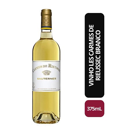 Vinho Les Carmes De Riussec Branco - 375ml