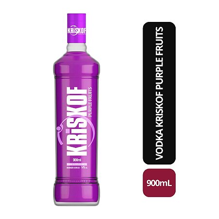 VODKA KRISKOF PURPLE FRUITS - 900ML
