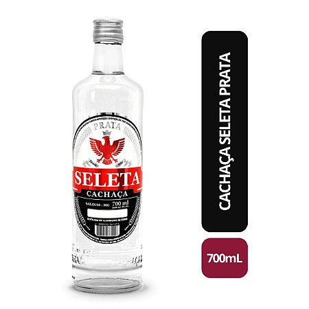 Cachaça Seleta Prata - 700ML