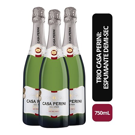 Trio Casa Perini: Espumante Demi-Sec - 750ml