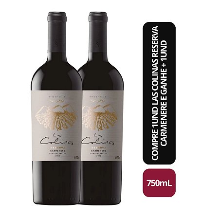 Compre 1und Las Colinas Reserva Carmenere e ganhe + 1und!