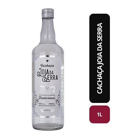 Cachaça Joia da Serra Prata | Tradicional - 1 L