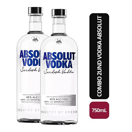 Combo 2 UND Absolut - 750ML